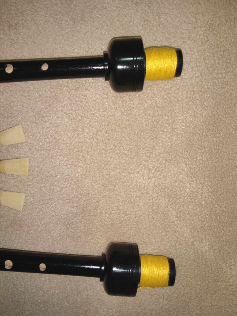 Pipe Chanter of Cocoss-Wood Black color painted Best Quality 1 Chanter with Free 3 Pipe Reeds Medium tune - Image 5