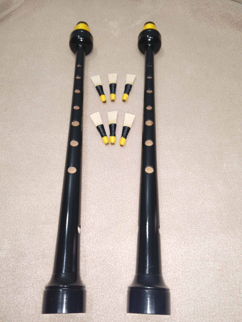 Pipe Chanter of Cocoss-Wood Black color painted Best Quality 1 Chanter with Free 3 Pipe Reeds Medium tune - Image 2