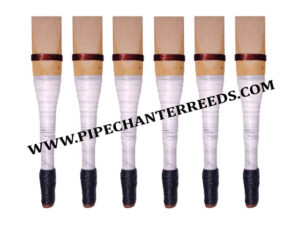 Pipe Chanter Reeds | Uilleann Bagpipe Reeds | Uilleann Reeds | Uilleann Pipe | Uilleann Pipe Chanter Reed Adjustable Bridle 6 PCS (New & Improved)