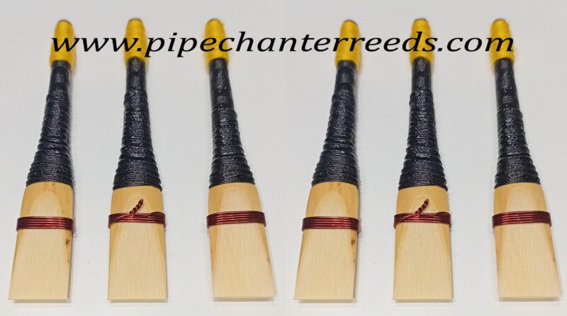 Pipe Chanter Reeds | Uilleann Bagpipe Reeds | Uilleann Reeds | Uilleann Pipe | Uilleann Pipe Chanter Reed Adjustable Bridle 6 PCS (New & Improved) - Image 2