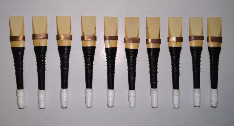 Pipe Chanter Reeds | Uilleann Bagpipe Reeds | Uilleann Reeds | Uilleann Pipe | Uilleann Pipe Chanter Reed Adjustable Bridle 10 PCS - Image 2